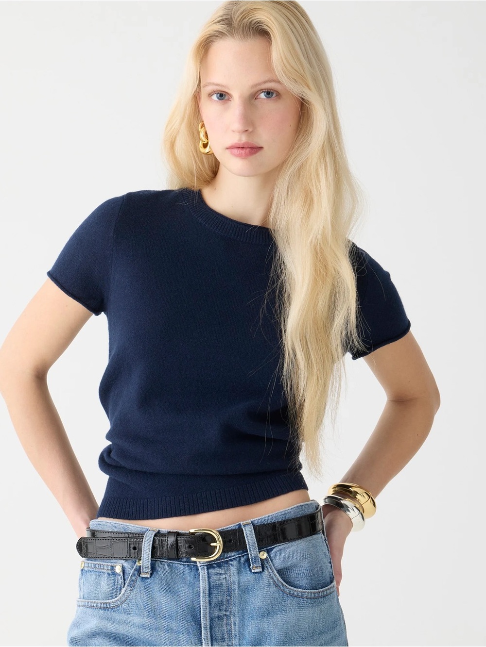 J. Crew Cashmere relaxed T-shirt